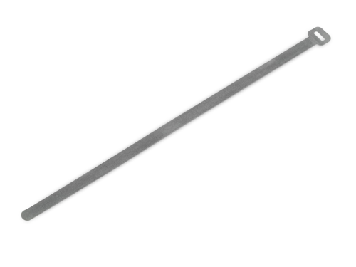 Kabelbinder Aluminium 130mm lang, 5,0mm breit, 0,5mm dick - Seitenwag