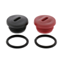 SET Verschlussschraube schwarz/rot inkl. 2x O-Ring - zum...